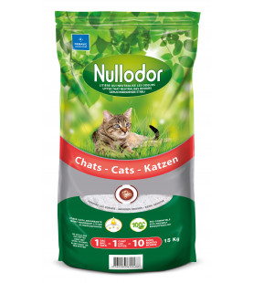 Nullodor Litière en Silice pour Chat* - sac 15 kg