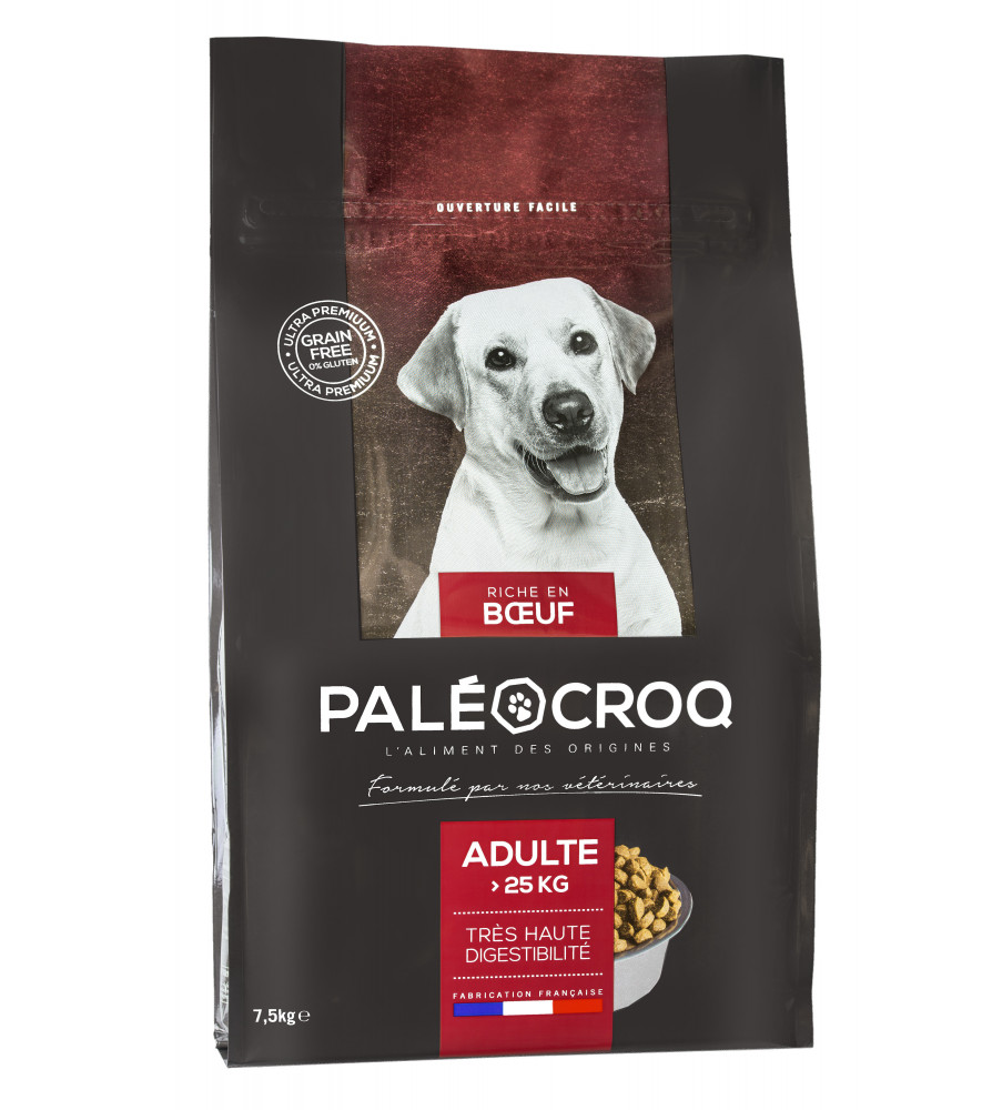 Paleocroq adulte + 25 kg GRANDE RACE Sac de 7,5 kg