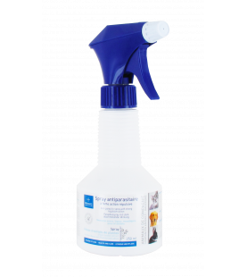 Spray antiparasitaire à forte action répulsive à base d'extraits de plantes