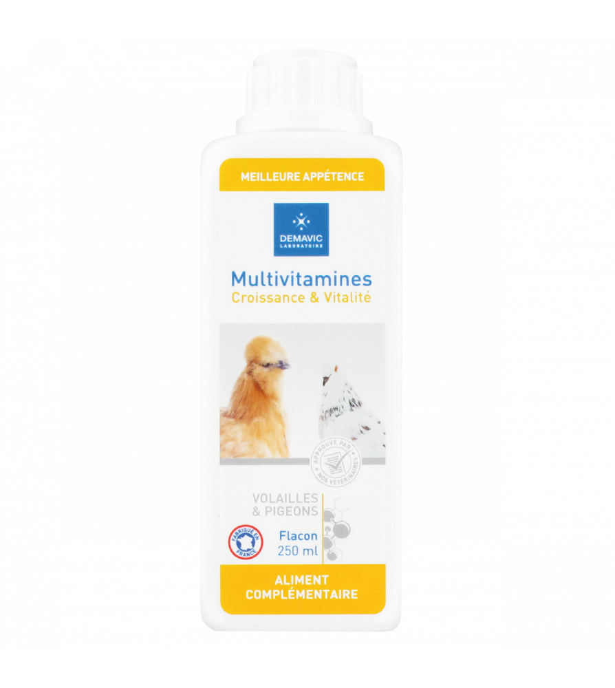 Multivitamines pour Volailles 250ml