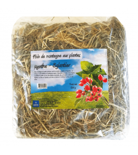 Foin aux plantes DEMAVIC - menthe et églantier - 500g