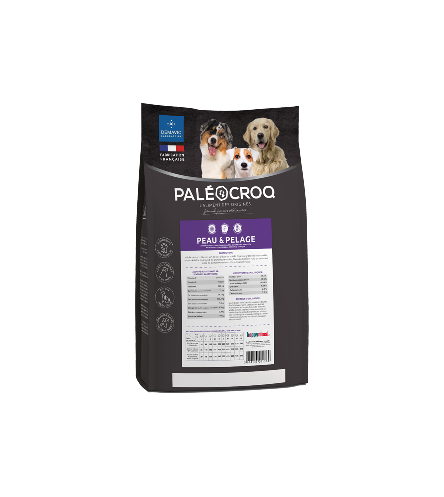 Sac 3kg PALEOCROQ Peau Pelage