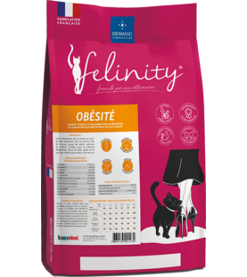 Croquette Chat Obésité Felinity Sac 3kg* / DEMAVIC