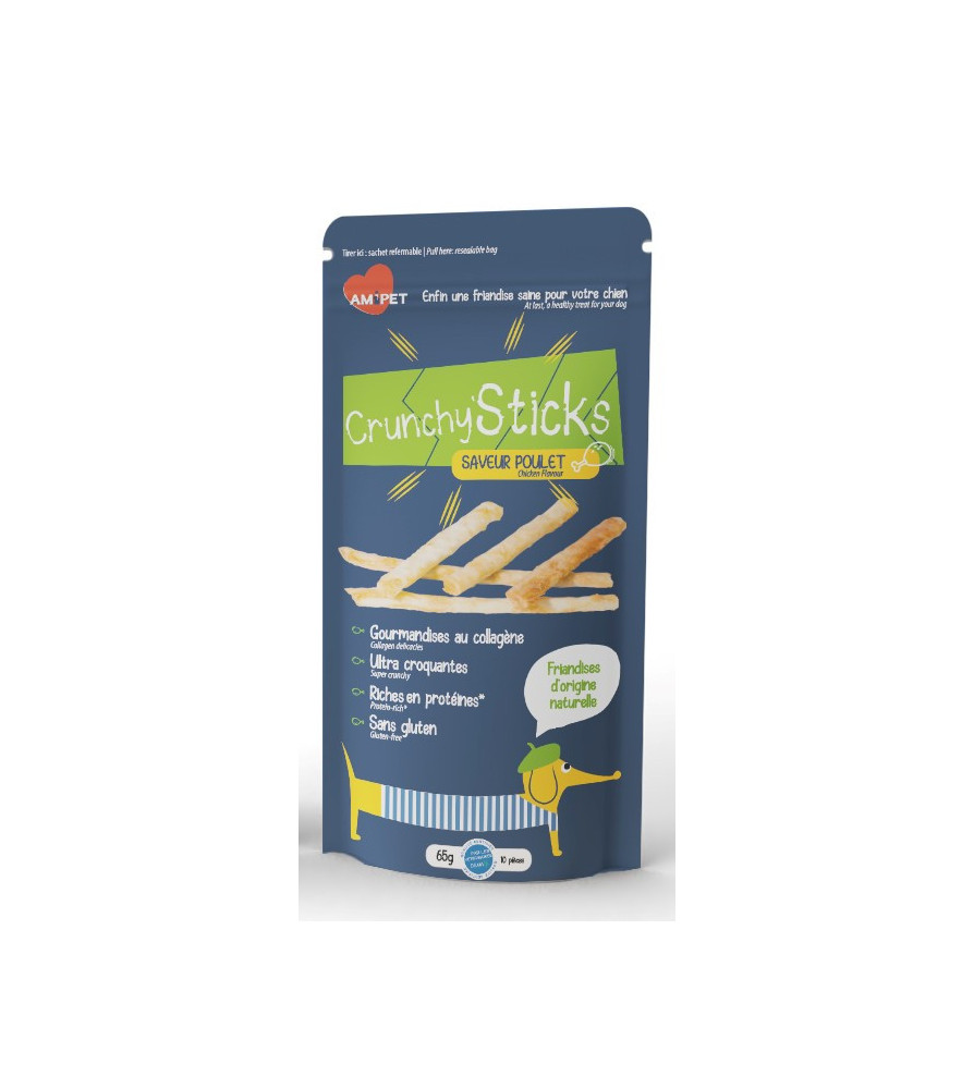 Crunchy Sticks  AMIPET 10 pièces poulet