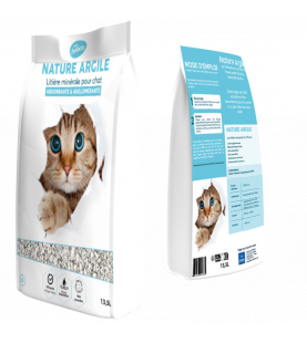 Pack 6 sacs Perlinette litière "Nature Argile" (13,5L)