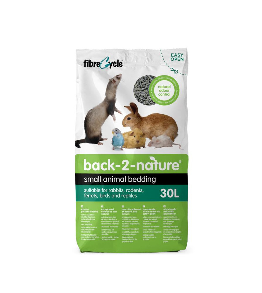 Litière papier NAC Back-2-nature 30L