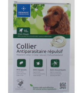 Collier insectifuge chien moyen