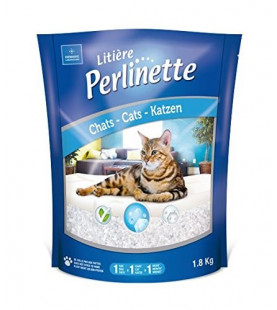 Litière Perlinette Cristaux chats de tous âges (4 litres)* - Sac 1,8kg