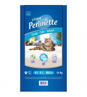 Litière Perlinette Cristaux chats de tous âges (33 litres)* - Sac 15kg