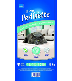 Litière Perlinette chats sensible* - Sac 15kg