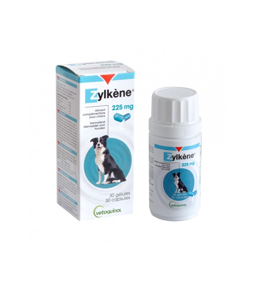 ZYLKENE 225mg (chiens de 10Kg à 30Kg) 30 gélules Vétoquinol