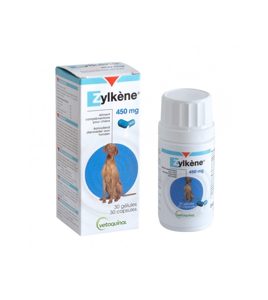 ZYLKÈNE 450MG (chiens de plus de 30kg) 30 gélules Vétoquinol